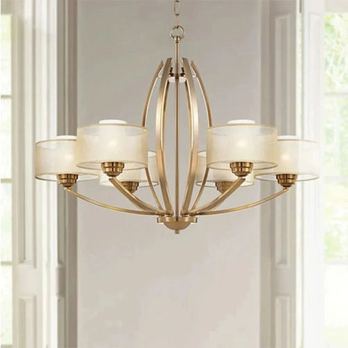 Modern nordic luxury LED ceiling light for home decor - vue 3 sur 8