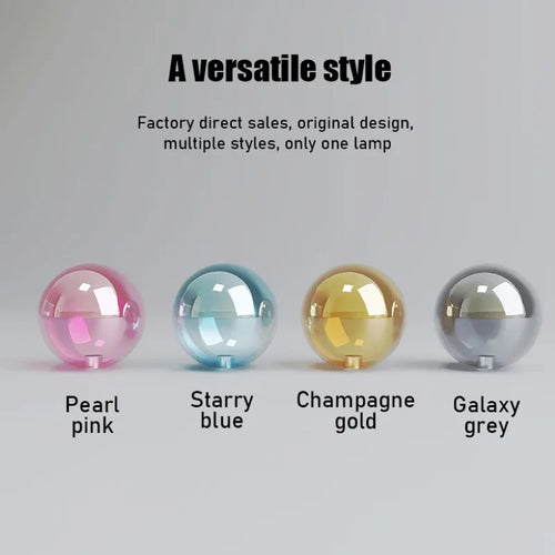 Modern multicolour glass ball ceiling chandelier luxury decor lighting - vue 6 sur 9