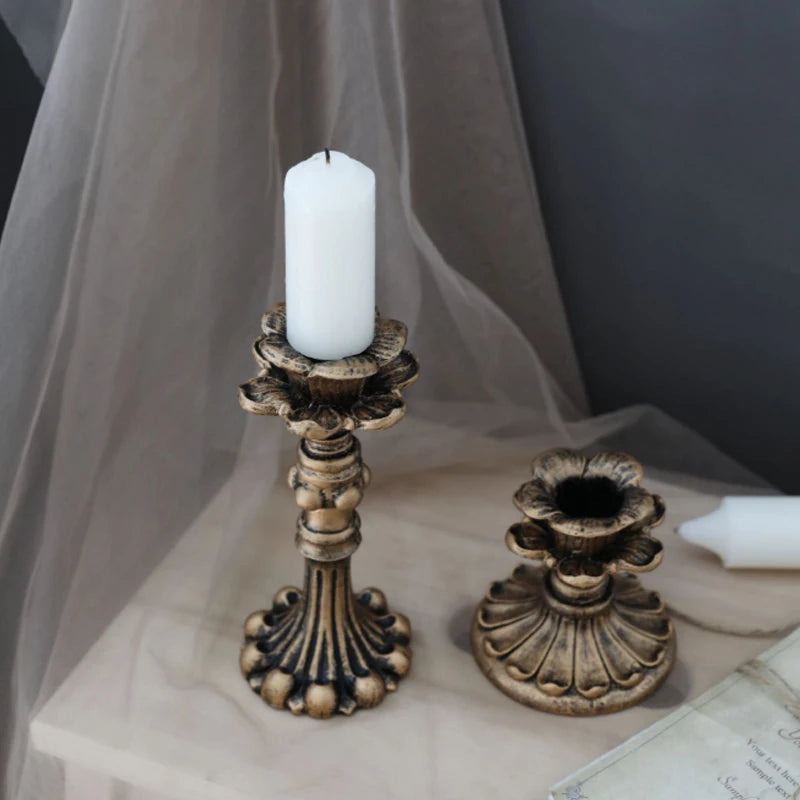 Metal candle holders for wedding and event decoration - vue 4 sur 9