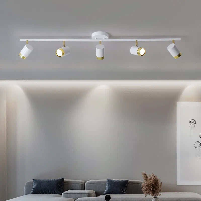 Modern LED chandelier for clothing store and living room - vue 5 sur 18