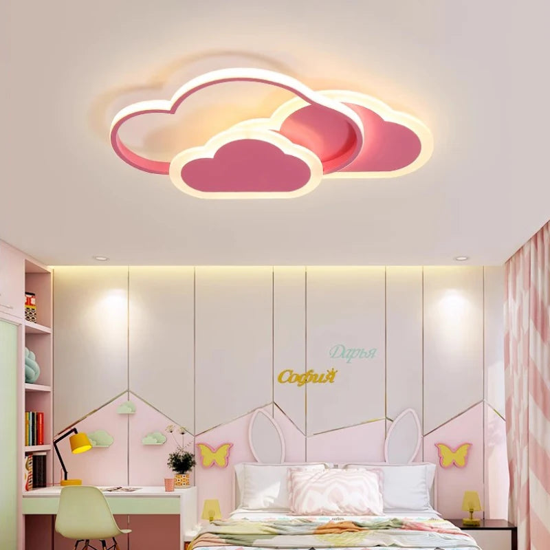 Modern cloud lamp for children’s bedroom – romantic and cosy