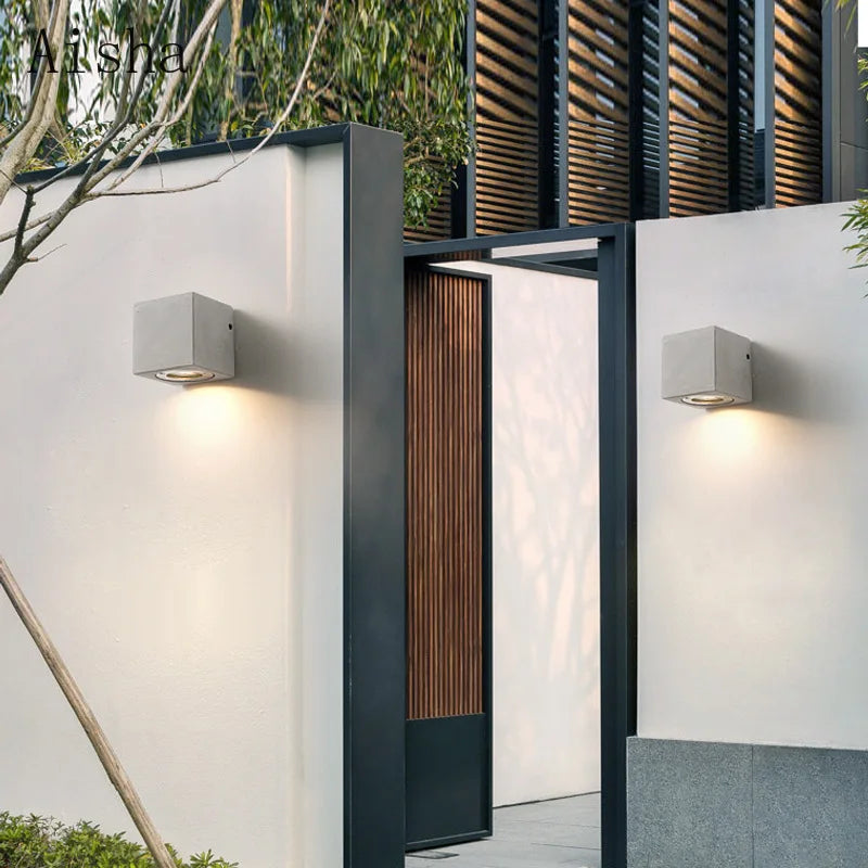 Industrial waterproof LED wall light for outdoor and various spaces