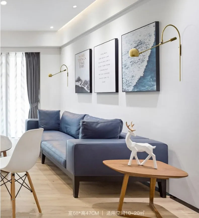 Creative rotatable wall light for modern lighting - vue 6 sur 8
