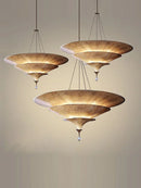 Wabi sabi pendant light for elegant Asian-inspired interior decor