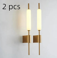Modern gold LED wall light