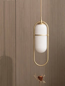 Modern glass portable lamp for interior decoration
