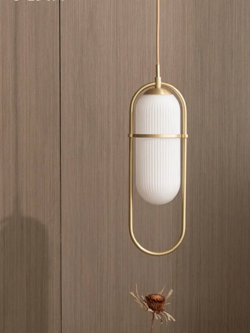 Modern glass portable lamp for interior decoration - vue 3 sur 10