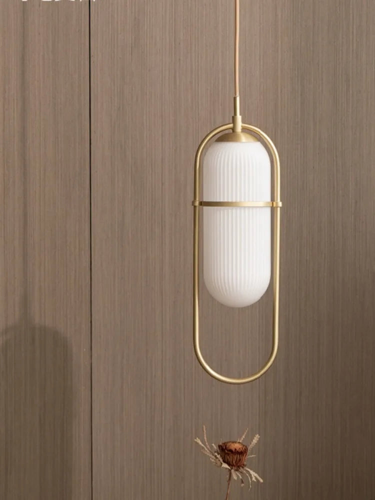 Modern glass portable lamp for interior decoration - vue 3 sur 10
