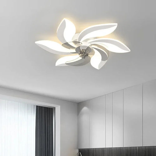 Ceiling fan with light and remote control for indoor use - vue 3 sur 8