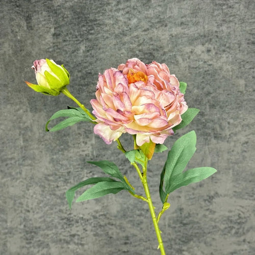 Retro silk peony flowers for wedding party decoration accessories - vue 13 sur 15