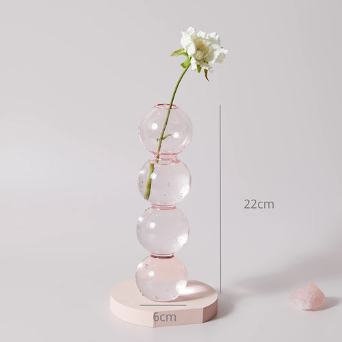 Conical glass candle holder for wedding tables and Nordic decoration - vue 16 sur 28
