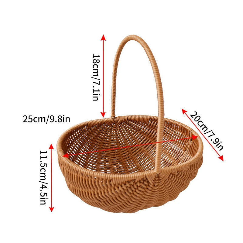 Handwoven multi-purpose storage basket - vue 14 sur 17