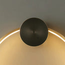 Round copper wall light for a creative luxury atmosphere