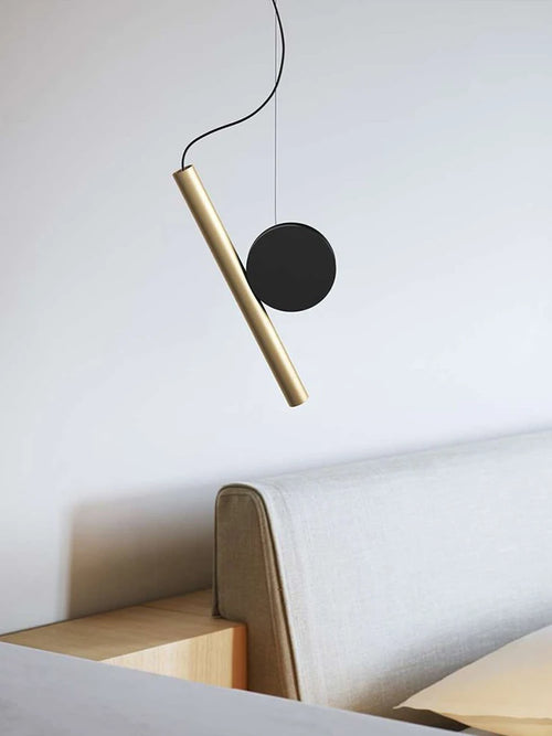 Creative LED pendant light with adjustable angle - vue 3 sur 9