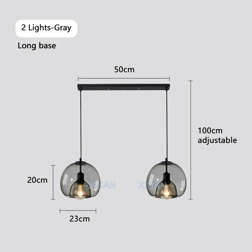suspension led industrielles à 3 lumières - vue 11 sur 16