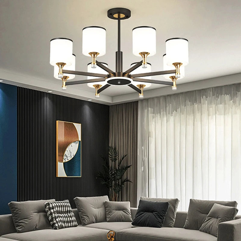 Nordic chandelier 15 lights modern luxury design for bright interiors - vue 3 sur 16