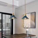 Vintage industrial loft pendant light with metal shade