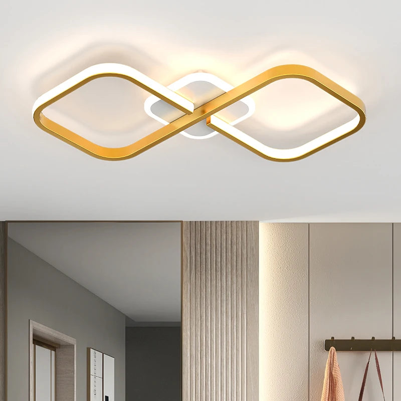 Modern nordic minimalist LED ceiling light for a creative atmosphere