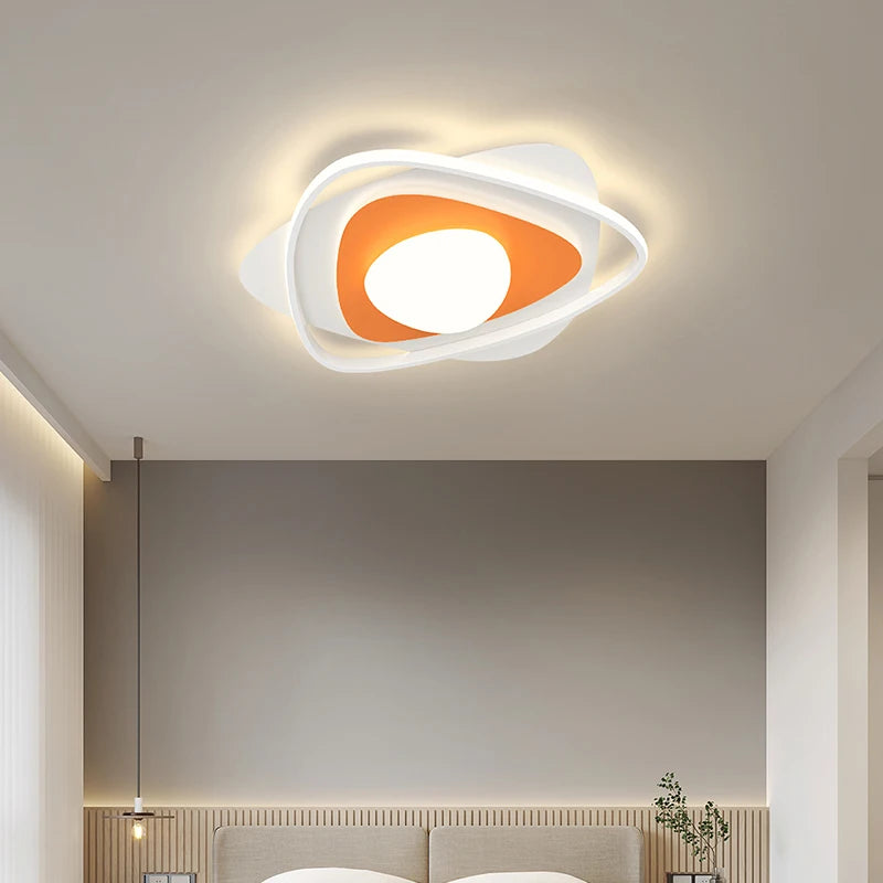 Modern nordic simple led chandelier for warm lighting