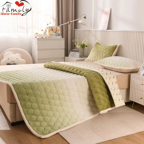 soft plush student mattress topper for single or double bed - vue 6 sur 18