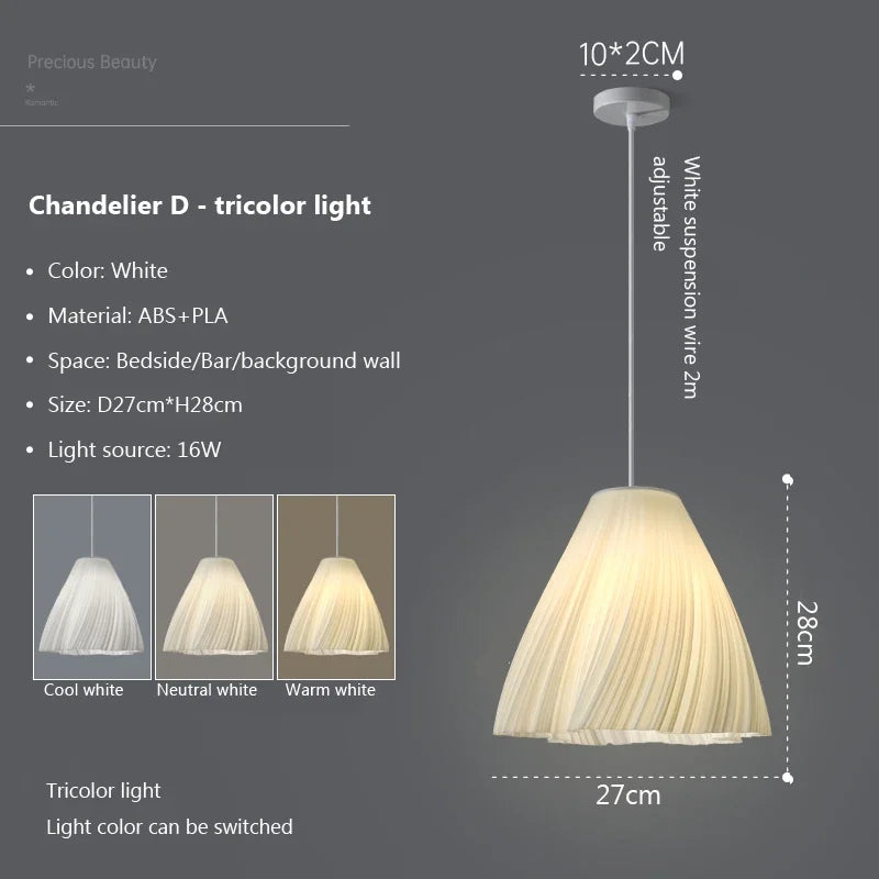 Nordic 3d pendant light for home decoration - vue 10 sur 16