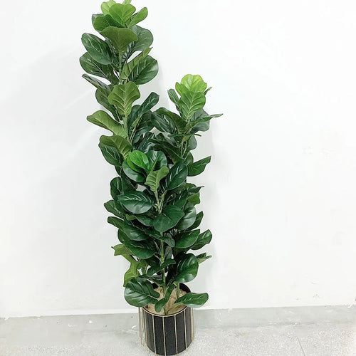 Artificial ficus lyrata plant for indoor and outdoor decoration - vue 5 sur 18