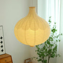 Japanese round paper pendant lamp with decorative hanging light