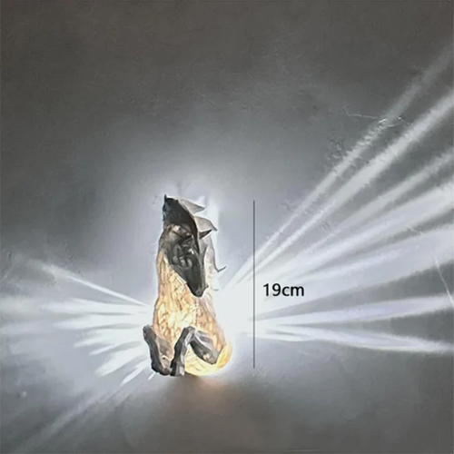 Creative LED wall light owl eagle decorative lamp for home - vue 12 sur 13