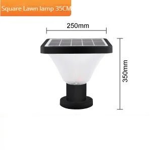 Waterproof solar aluminium garden lamp - vue 14 sur 14