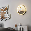 Modern minimalist moon astronaut bedside lamp