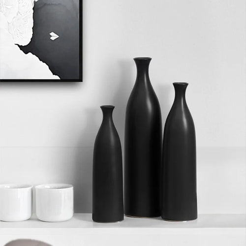 modern ceramic vase for elegant floral decoration - vue 6 sur 14