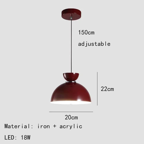 Adjustable metal wire pendant light for various indoor spaces - vue 14 sur 24
