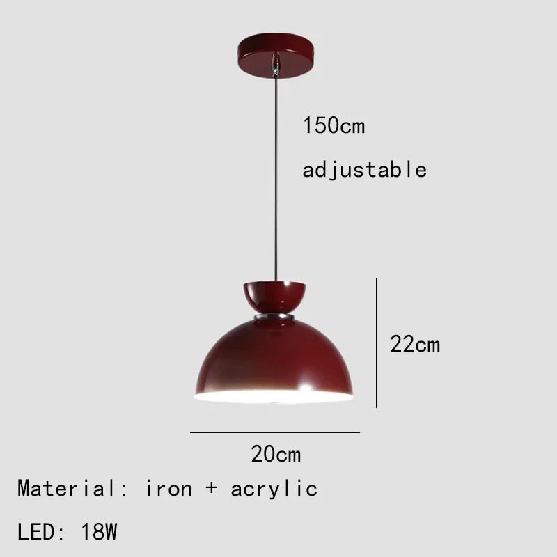 Adjustable metal wire pendant light for various indoor spaces - vue 13 sur 24