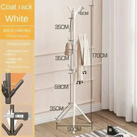 practical and mobile branch-shaped standing clothes rack