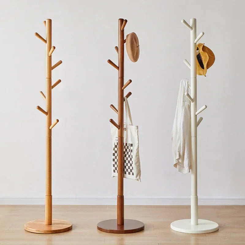 solid wood hanger stable coat rack and bag shelf
