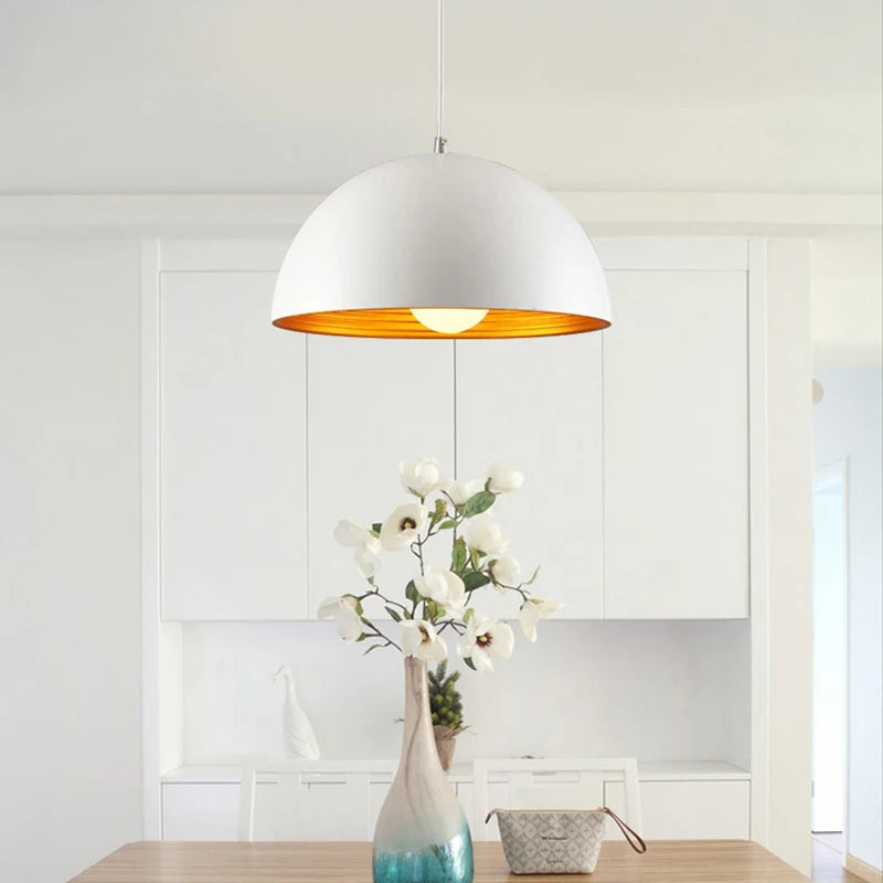 Modern double-layer pendant light - vue 4 sur 14