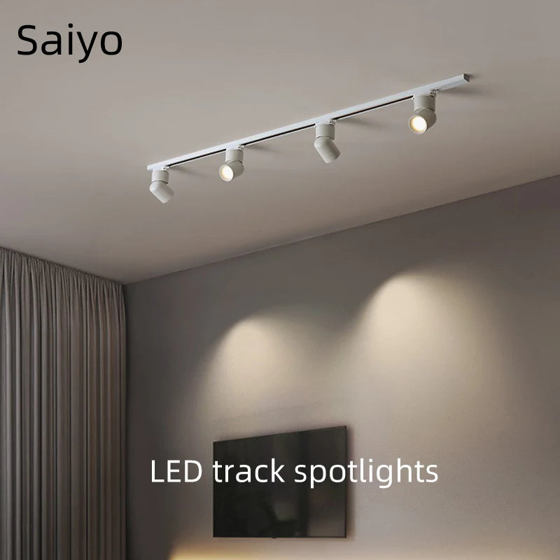 led track lighting for shop spotlight