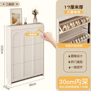 modern wooden shoe cabinet Nordic design space saving