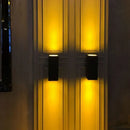 Outdoor aluminium wall light with tempered glass IP65