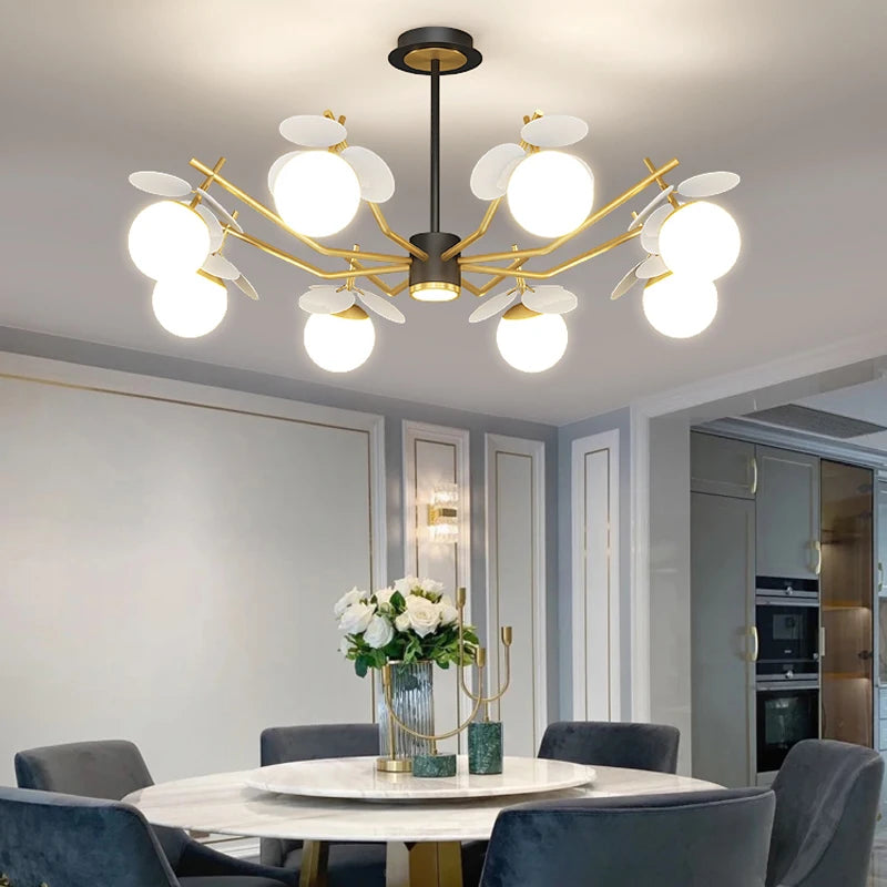 lustre à led moderne pour décoration de chambre d'enfant - vue 4 sur 12