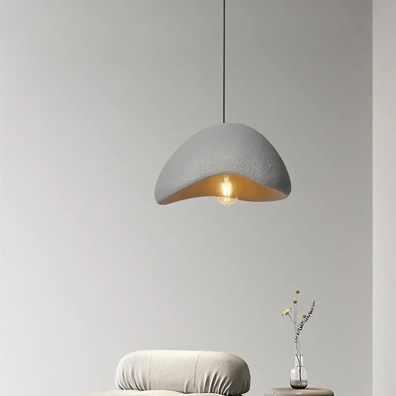 Japanese wabi-sabi pendant light, simple design for interiors