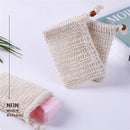 natural sisal soap bag for exfoliation