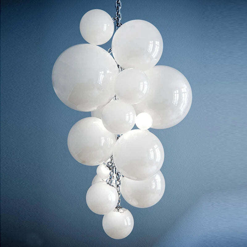 Modern Nordic design LED grape pendant ceiling light 2023