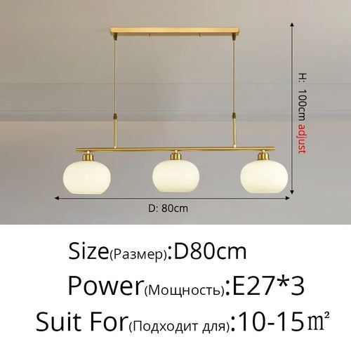 Simple nordic style modern pendant light indoor decoration - vue 14 sur 19