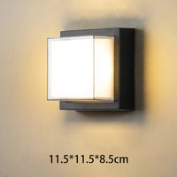 modern waterproof outdoor wall light for garden and balcony
