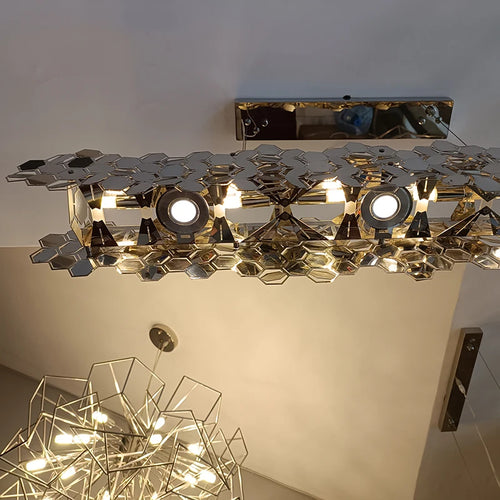 High-end minimalist chandelier for modern dining room - vue 6 sur 6