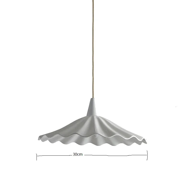 Modern ceramic flower pendant light - vue 28 sur 30
