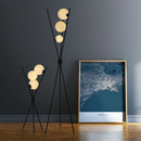 Nordic design 3D moon LED floor lamp with tripod