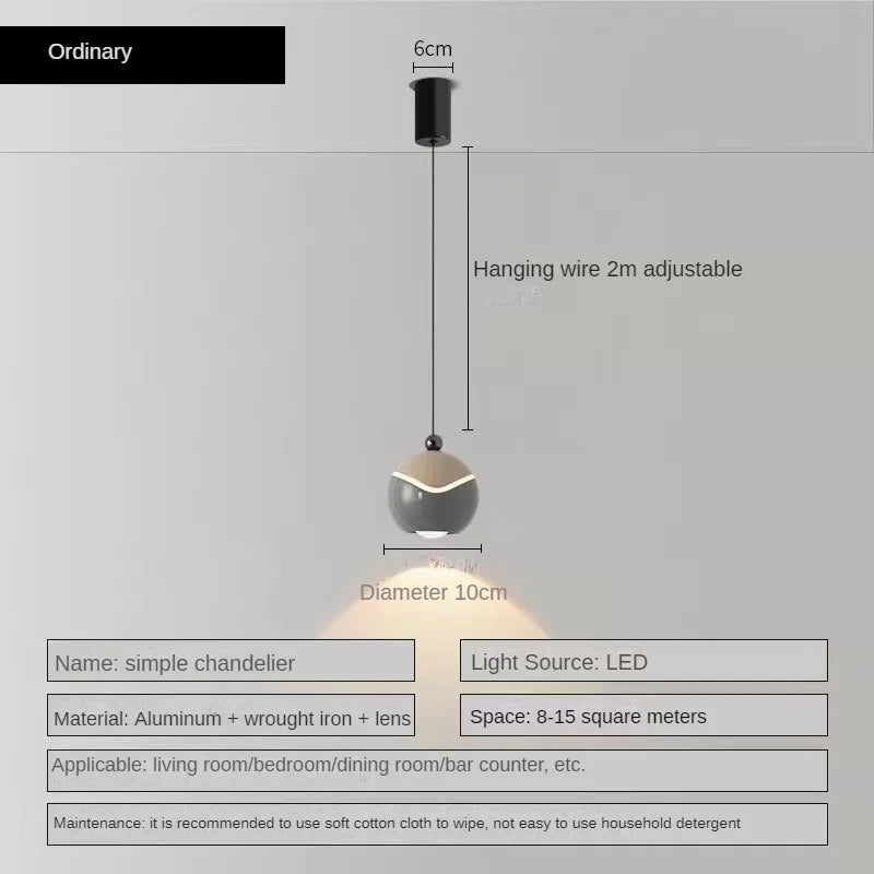 LED chandelier for decorating various indoor and outdoor spaces