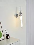 Nordic style industrial metal wall light with LED lampshade